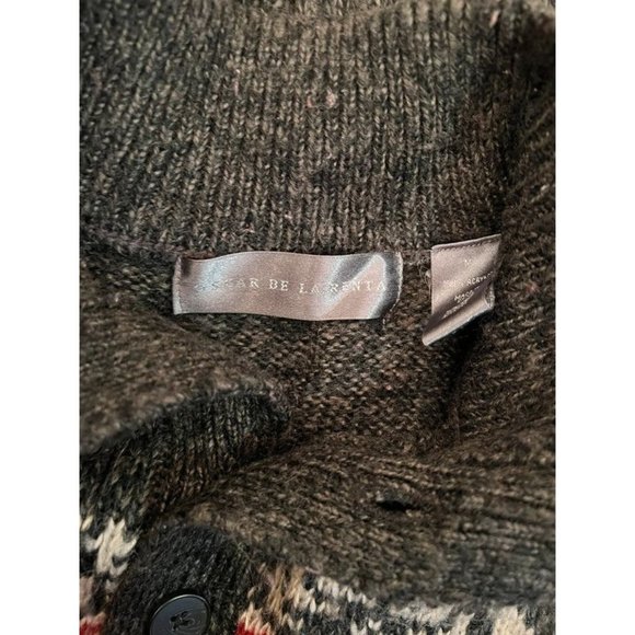 ✨5 for $15✨ Men’s Gray Oscar De La Renta Sweater Size Medium - Picture 8 of 9